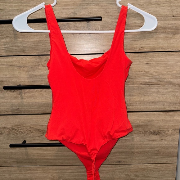 SKIMS Red One Piece Swimsuit - Picture 6 of 6